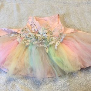 Rainbow baby dress